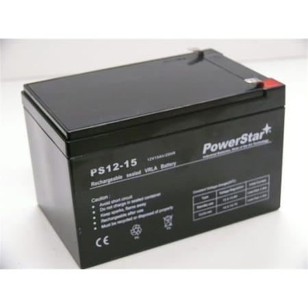 Powerstar Rbc4 12V 15Ah Sealed Lead Acid Agm Battery, 3 Year Warranty PO46669
